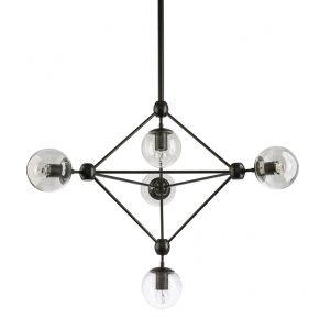 Klesh 5 Light Pendant Black - KLESH-5L-BLK