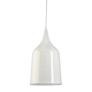 Lago 1 Light Pendant White - LAGO-WHT