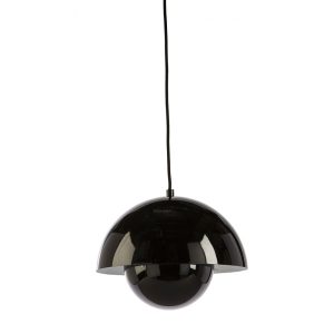 Paola 1 Light Pendant Black - PAOLA BLK