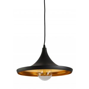 Quattro 1 Light Pendant Black - QUATTRO-1P BLK