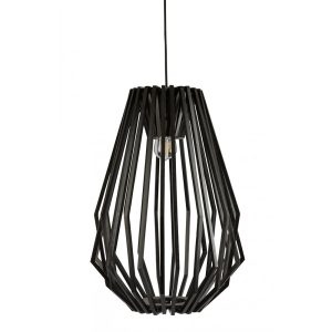 Ragusa 1 Light Pendant Black - RAGUSA-1P-LO