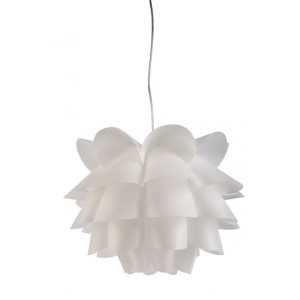 Rana 1 Light Pendant White - RANA-WHT