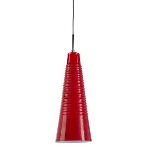 Rangio 1 Light Pendant Red - RANGIO-RED