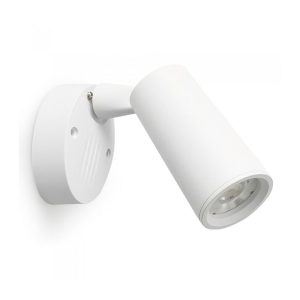 Double Insulated GU10 Single Spotlight White - SY-P1-WH