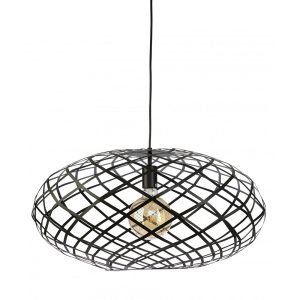 Wembley 1 Light Pendant Black - WEMBLEY-650