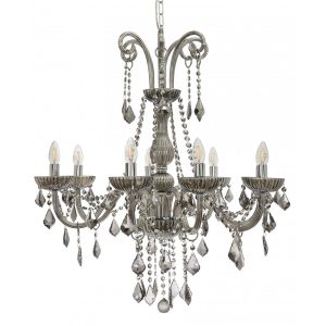 Avenue 8 Light Crystal Chandelier Chrome - AVENUE-8L