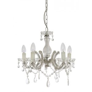 C-Mar 5 Light Chandelier Chrome - C-MAR-5-CH