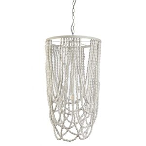 Cascade 1 Light Pendant White - CASCADE-WHT