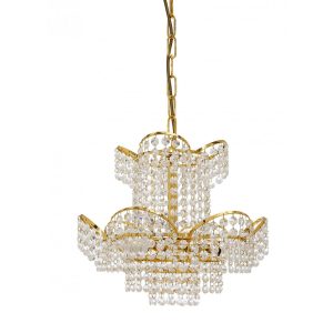 Cesta 3 Light Crystal Pendant Gold - CESTE-3 GLD