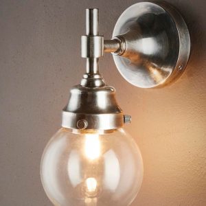 Iceberg Wall Lamp IP54 Antique Silver - ELPIM52100AS