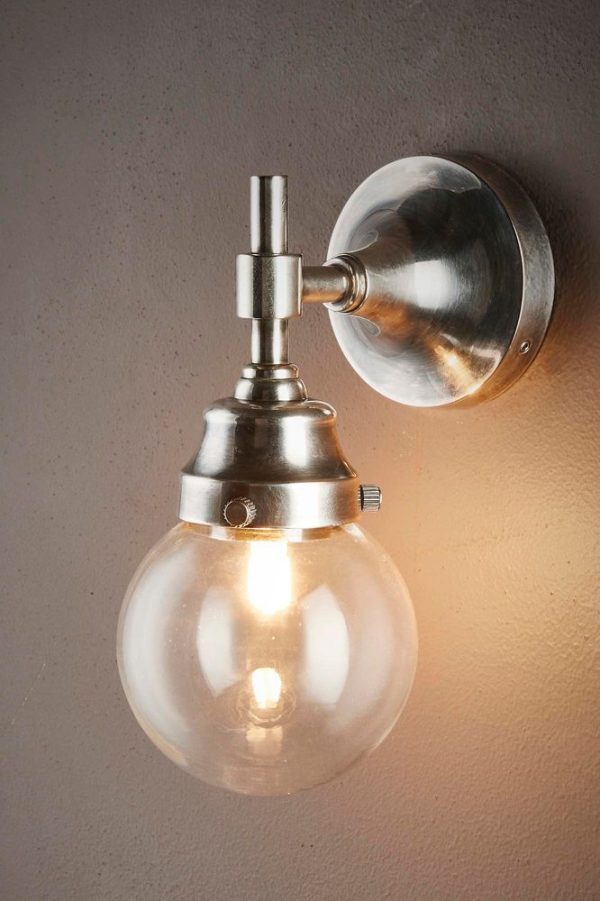 Iceberg Wall Lamp IP54 Antique Silver - ELPIM52100AS