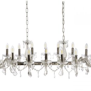 Graz 16 Light Crystal Chandelier Chrome - GRAZ-16L CH