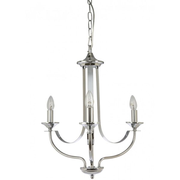 Hoodshire 3 Light Chandelier Chrome - HOODSHIRE-3L CH