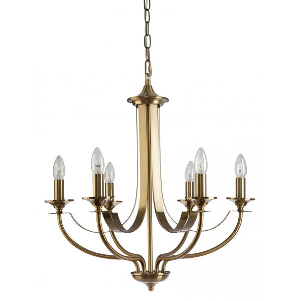 Hoodshire 6 Light Chandelier Bronze - HOODSHIRE-6L BRZ