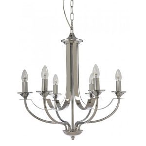 Hoodshire 6 Light Chandelier Chrome - HOODSHIRE-6L CH