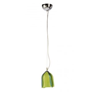 Jacaranda 1 Light Pendant Green - JACARANDA-GRN