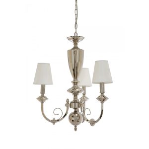 Kardiff 3 Light Chandelier Small Chrome - KARDIFF-3L