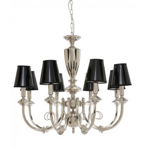 Kardiff 8 Light Chandelier Large Chrome - KARDIFF-8L