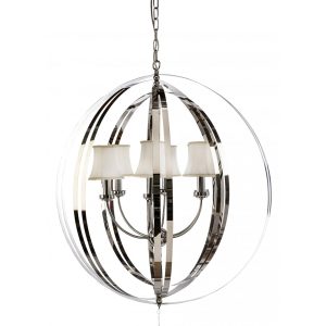 Levante 5 Light Pendant Medium Chrome - LEVANTE5-L