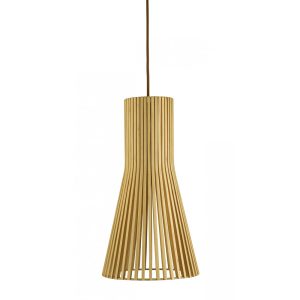 Lucca 1 Light Timber Pendant Small - LUCCA-25 WOOD