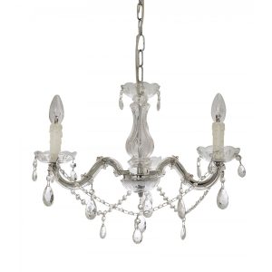 Marte 3 Light Crystal Pendant Chrome - MARTE-3 CH