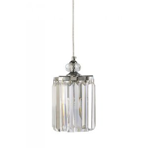 Miriana 1 Light Crystal Pendant Chrome - MIRIANA1-L PDT