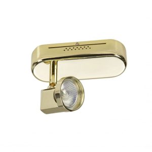 Regis 1 Light 12V MR16 Spotlight Gold - REGIS-1P