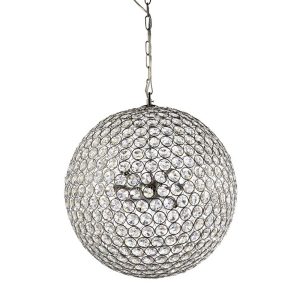 Rigoni 8 Light Crystal Pendant Large Chrome - RIGONI-60