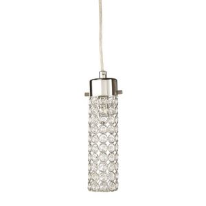 Sabin 1 Light Crystal Pendant Chrome - SABIN-1P