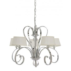 Shary 5 Light Chandelier Chrome - SHARY-5L