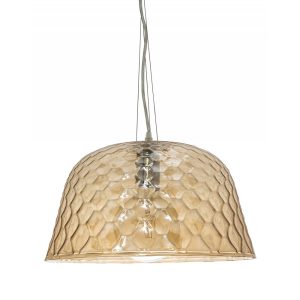 Singa 1 Light Pendant Amber - SINGA-1AS