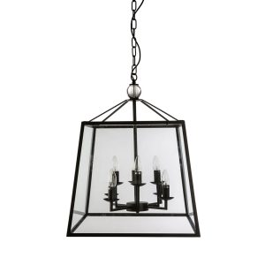 Tamarka 8 Light Pendant Black - TAMARKA-8P