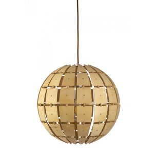 Torino 1 Light Timber Pendant - TORINO-40 WOOD