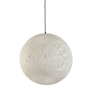 Toronto 1 Light Pendant White - TORONTO-WHT