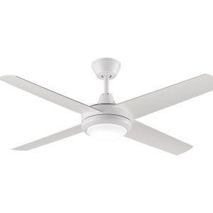 Aspire 52" AC Ceiling Fan With 18W LED Polymer Blades / White - FA12WH + LA12WH