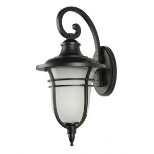 Belgium Downward Wall Light Large Black - BELGIUM-LG W/B