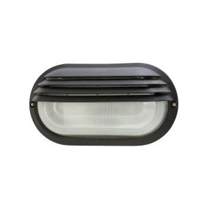 Italian 1 Light Eyelid Bunker Light Black - BK 130T-BLK