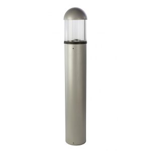 BO 240V E27 Bollard Light Silver - BO 200-100-SIL