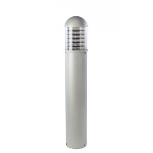 BO 240V E27 Bollard Light Silver - BO 204-90-SIL