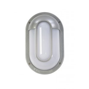 Bolsena 1 Light Eyelid Bunker Light Silver - BOLSENA-SSIL