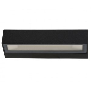 Crea 16W Up/Down LED Wall Light Black / Cool White - CREA-BLK