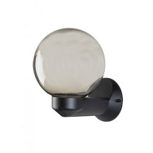 Italian 1 Light Wall Light Black / Smoke - EWB 603-200-SMK