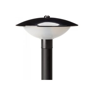 Eden BC Pole Mount Mushroom Light Black - BZ-104L-BL