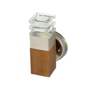 Hutah LED Wall Light Teak Wood - HUTAH-1