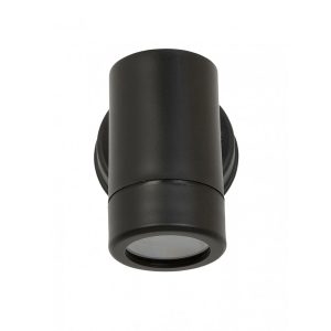 Kappa 5W LED Wall Pillar Light Black - KAPPA-1L BLK