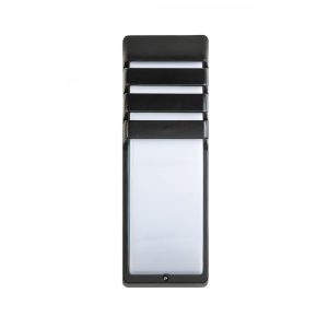 Lantro 1 Light Wall Light Black - LANTRO-BLK