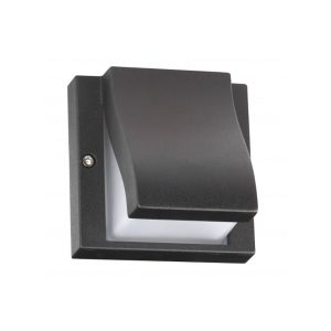 Lavay 1 Light Wall Light Silver / Frost - LAVAY-A1 BLK