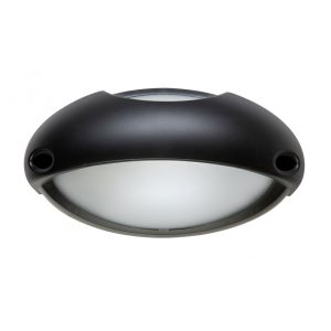 Italian 1 Light Eyelid Bunker Light Black - LB82322-BLK