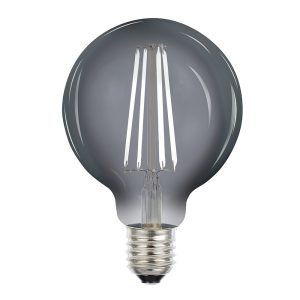 Smoke Filament G95 LED 8W E27 Dimmable / Cool White - LG958WES40DSG