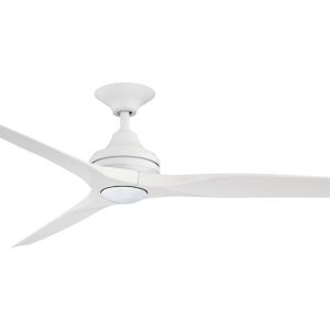 Spitfire 2 60" AC Ceiling Fan With 17W Dimmable LED Matt White Motor / White Wash Polymer Blades - MS21MW + BS21WW + SPI17W